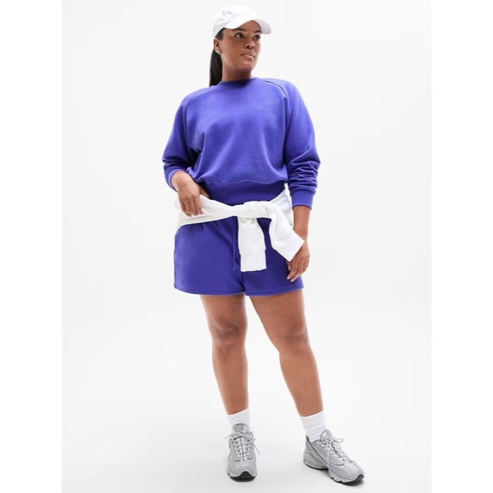 Athleta XS Easy Fleece Crew Sweatshirt Borealis X-Small Regular - Picture 4 of 8